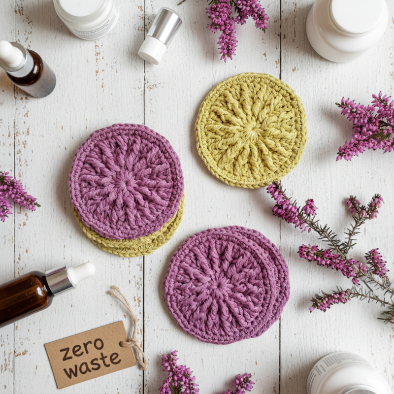odlicovaci tampon fialovy cisteni pleti zero waste eco friendly